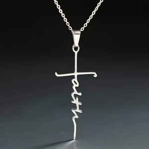 Faith Christian Cross Pendant Necklace